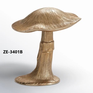 Sculpture de champignon en pierre faite à la main, motif vertical, écologique, décoration murale rustique, utilisation automobile, forme ronde, 3 pièces - Product Image 3