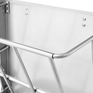 Comedero de Pared para Cabras de Gran Capacidad, 21 Galones, 2 en 1, Bandeja de Alimentación para Ganado, Multiusos - Product Image 6