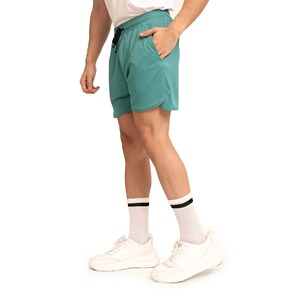 Pantalones Cortos Deportivos de Lana para Hombre, Personalizados al por Mayor, de Color Sólido, para Entrenamiento, Running, Secado Rápido, Gimnasio, Fitness - Product Image 3