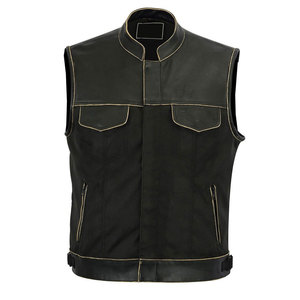 Chaleco de Motociclista Premium y Elegante para Hombre, Sin Mangas, Estilo Urbano - Product Image 1