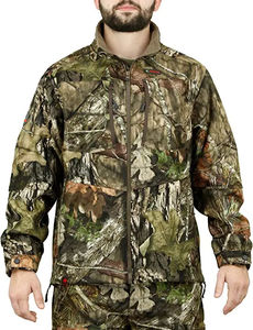 Veste de chasse pour homme à capuche, softshell respirante, coupe-vent, équipement de plein air, design isolé - Product Image 5