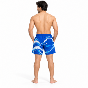Vêtements polyvalents pour la piscine, shorts de bain pour hommes, conçus pour le confort et la liberté lors des vacances aquatiques et des activités nautiques à la plage - Product Image 2