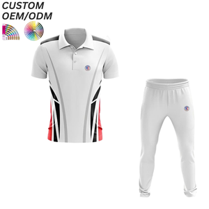 ชุดคริกเก็ตผ้าโพลีเอสเตอร์ 100% ระบายอากาศได้ดี แบบสั่งทำพิเศษ พร้อมบริการสกรีนโลโก้ รับผลิตแบบ OEM ODM สำหรับขายส่ง - Product Image 6