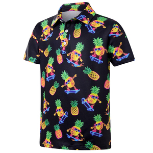 เสื้อโปโลกอล์ฟสำหรับเยาวชนฤดูร้อน แห้งเร็ว น้ำหนักเบา แขนสั้น ชุดกีฬา ชุดออกกำลังกาย เสื้อกีฬาประสิทธิภาพสูง - Product Image 1