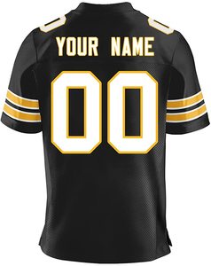 OEM ropa de fútbol americano camisetas de fútbol americano en blanco al por mayor personalizado Patchwork camiseta de fútbol americano de gran tamaño - Product Image 2