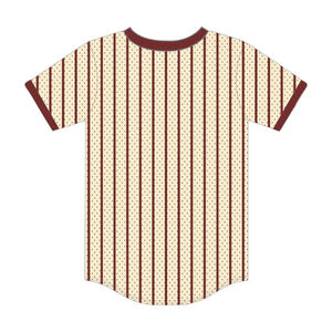 Camiseta de béisbol tipo jersey OEM 2026 HBCU Educated Neutral DST con bordado de chenilla de la hermandad griega Delta Divine Nine - Product Image 3