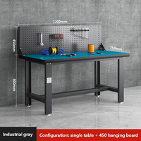 Antistatique Heavy Duty Workbench Fitter Bench Console d'atelier Table d'entretien d'usine Outil de banc d'essai en acier inoxydable Ta