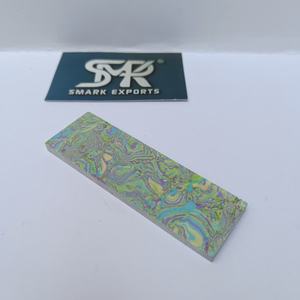 Placa de piedra turquesa estabilizada para mango de cuchillo, material en bruto para fabricación de cuchillos, material personalizado para fabricantes de cuchillos - Product Image 5