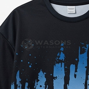 T-shirt décontracté surdimensionné pour homme en tissu léger et respirant, imprimé sur le devant, tenue quotidienne, mode urbaine, confortable à porter - Product Image 3