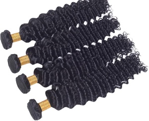 Cheveux naturels indiens 100 % non traités, provenant d'un seul donneur, cuticules alignées, bruts, Remy, double trame, 100 g, différentes textures, tailles et couleurs - Product Image 3