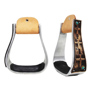 Estribos de Cuatro Barras para Montar a Caballo, Material Sólido, Antideslizantes, Protección para Tobillos, Equipo de Seguridad Ecuestre - Product Image 2