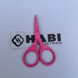 <b>Pink</b> Color Needlework Embroidery Scissors Stainless Steel Blunt Tip Nail Cutting <b>Tool</b> Colorful Handle OEM Manufacturer Supplier - Product Image 1