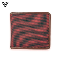Dompet Pria Motif Titik Bergaya dengan Pelindung RFID, Lapisan Katun Tahan Lama, Desain Klasik untuk Penggunaan Sehari-hari - Model VAND 010
