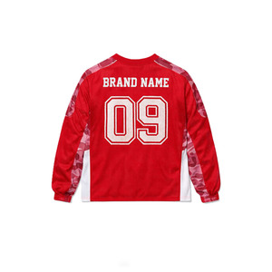 Maillots de football américain et de soccer personnalisés avec logo brodé, design camouflage spécial, respirants, sublimation, OEM ODM - Product Image 4
