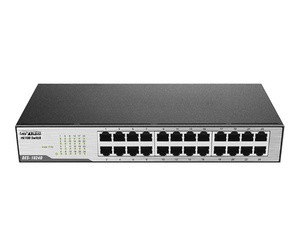 DES-1024D 24-Port Fast <b>Ethernet</b> Unmanaged <b>Switch</b> with QoS 10/100/1000Mbps Transmission Rate 4.8Gbps Capacity - Product Image 1