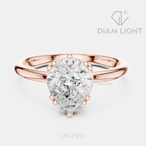 Élégante bague en or blanc 14 carats avec diamant de laboratoire taille poire 1,63 carat, certifié IGI, couleur F+, clarté VS+, bijoux de fiançailles et de mariage - Product Image 3