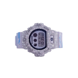 Relojes Elegantes de Lujo con Incrustaciones de Diamantes Moissanite, Movimiento Mecánico, Caja Redonda de Acero Inoxidable, para Fiestas - Product Image 3