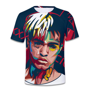T-shirt de sport pour homme en gros, 100 % coton 240g, respirant, anti-rétrécissement, tie-dye, imprimé photo, style streetwear, manches courtes, col rond - Product Image 1