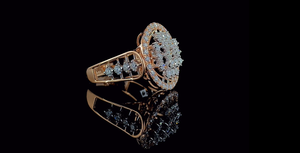 Anillo de Compromiso con Diamante Cultivado en Laboratorio de 0.70 CTW, Corte Marquesa, Certificado SGL, Oro Sólido de 14K - Product Image 3