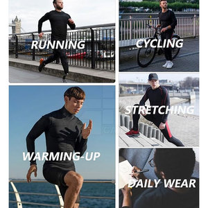 Long Sleeve Football <b>Compression</b> <b>Shirt</b> Stretchable Under Jersey <b>For</b> Cold Weather Training And Outdoor Sports Activity - Product Image 5
