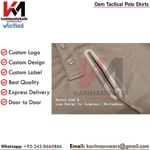 Camiseta Polo Táctica Profesional de Secado Rápido, Transpirable, Ajustable, Cómoda, Multiusos para Exteriores - Product Image 3