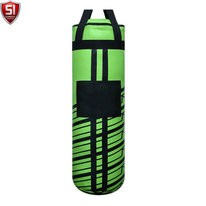 Sac de frappe lourd confortable SUMROOS en cuir, 100 lb, rempli de sable, fermeture à lacets durable, semelle extérieure en caoutchouc pour usage en salle de sport adulte - Product Image 1