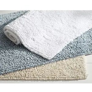 Indian Grade Durable Cotton Bath Mats Reasonable Price Organic Super Soft Cotton Bathroom Floor Mat Supplier