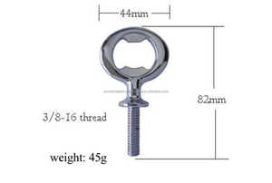 Ouvre-bouteille fait main personnalisé avec la conception de forme de clé en acier inoxydable - Product Image 3