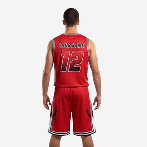 Uniforme de Baloncesto Personalizado, Kit Completo Sublimado, Transpirable, de Secado Rápido, Jersey y Pantalones Cortos para Jóvenes y Adultos, Ropa Deportiva para Exteriores - Product Image 3