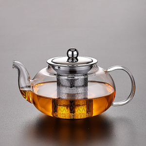 Colección de Teteras Clásicas de Lujo, Cerámica/Vidrio, 1.5L, Libres de BPA, Resistentes al Calor, con Asa de Vidrio, para Uso en el Hogar, Hoteles y Restaurantes - Product Image 1