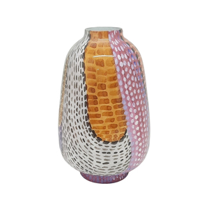 Indian Handmade Decorative Black Large Flower <b>Vase</b> with Straw Finish Stylish Black Decorative Flower <b>Vase</b> with Straw Finish - Product Image 1