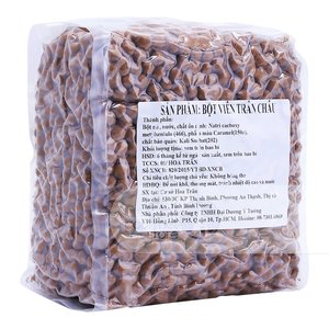 Perles de tapioca pour bubble tea, perles de boba noires, en vrac, vente en gros, fabricant exportateur, fournisseur d'usine du Vietnam - Product Image 3