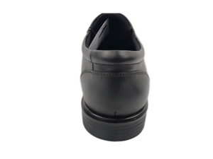 Chaussures pour hommes en dentelle synthétique noire respirante, à enfiler, bout rond, toutes saisons, confortables, style tendance, semelle intermédiaire en EVA, semelle extérieure en caoutchouc - Product Image 5