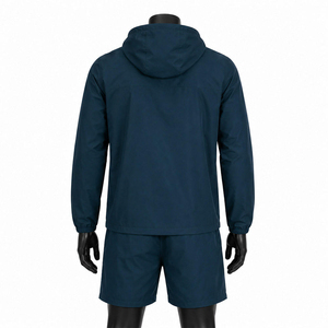Meilleur prix, nouveau tissu respirant, ensemble de shorts coupe-vent pour hommes, haute qualité, impression de logo personnalisée, ensembles de shorts coupe-vent - Product Image 5