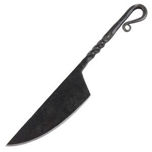 Couteau médiéval artisanal haut de gamme, lame en acier au carbone, finition rustique, manche en bois durable, style médiéval, avec lame forgée - Product Image 4