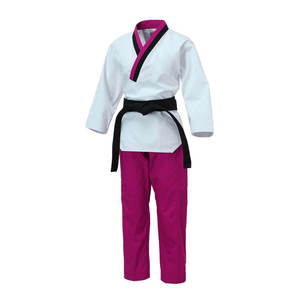 Uniforme d'entraînement en coton de qualité supérieure pour adultes, léger, respirant, combinaison de compétition, veste à manches longues et pantalon assorti, confortable - Product Image 2