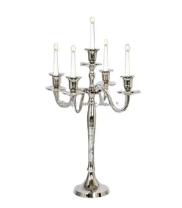 High Quality Decorative Metal Wedding Candelabra With Silver Finishing Manufacturer and Supplier from India