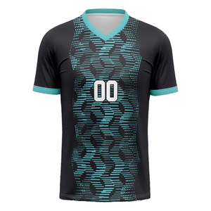 เสื้อฟุตบอลซับลิเมชั่นคุณภาพสูง โพลีเอสเตอร์ 100% รุ่นใหม่ล่าสุด รับผลิตตามสั่ง (OEM) ขายส่ง พร้อมบริการพิมพ์ลายซับลิเมชั่น สำหรับผู้ใหญ่ทุกเพศ - Product Image 1