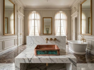 copper sink elegant handmade piece copper <b>basin</b> high quality craftsmanship copper sink intricate artisan work copper <b>basin</b> - Product Image 3