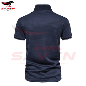 สินค้าสวมใส่สบาย ผู้จัดจำหน่ายที่ดีที่สุด เสื้อโปโลคอวีสีพื้น แขนสั้น คลาสสิก รุ่นใหม่ล่าสุดประจำปี 2026 สำหรับฤดูร้อน - Product Image 2