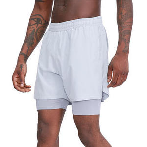 Premium <b>Men</b>’s Running Double <b>Shorts</b> Sweat-Wicking Gym <b>Shorts</b> with <b>Compression</b> Inner Layer - Product Image 3