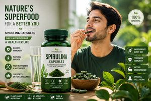 Cápsulas de Espirulina Orgánica, Suplemento Dietético Vegano Natural para la Inmunidad, Energía, Desintoxicación, Salud Digestiva, Crecimiento Muscular y Capilar - Product Image 6