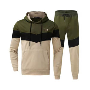 Conjuntos Deportivos con Capucha para Hombre, para Correr, Gimnasio, Fitness, Entrenamiento Informal, Atuendo Ligero, Conjuntos Deportivos con Capucha para Hombre - Product Image 1