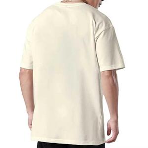 Custom Logo Heavy <b>Weight</b> Tshirts Tee Shirt 100% Cotton Men Tshirt 280GSM Thick Cotton Oversized <b>Blank</b> T Shirts - Product Image 2