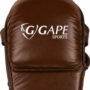 Gants de sparring MMA personnalisés en cuir PU, paume ouverte, pour entraînement de kick-boxing, arts martiaux, grappling, usage quotidien, couleur foncée - Product Image 4