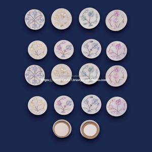 Miroirs incrustés de marbre blanc les plus vendus avec incrustation de nacre décoration florale de style pierre pour les cadeaux du Ramadan quantité en vrac - Product Image 4