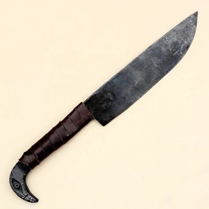 Cuchillo de Cocina Multifuncional Jexmoo DIY OEM, Hecho a Mano, Estilo Medieval Antiguo, Forjado en Acero de Damasco, Regalo para Chef - Product Image 4