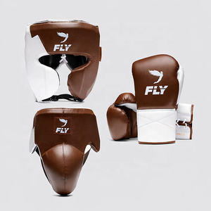 <b>Top</b> Selling Customizable <b>PVC</b> Comfortable Boxing Sparring Set Gloves Head Gear Groin Guard Custom Brand High Quality Training Kit - Product Image 6