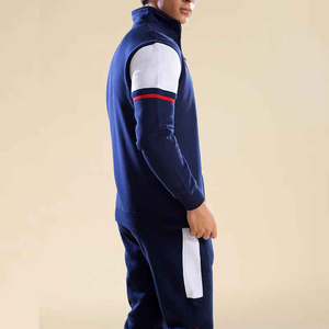 Survêtements décontractés épais pour hommes, personnalisables, pour l'automne, tenue de sport, survêtements zippés, col montant, nouveau design - Product Image 6