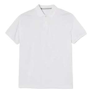 Camiseta Polo de Alta Calidad 100% Algodón para Hombre, Venta al por Mayor, Tallas Grandes, Transpirable, con Estampado Sólido, Estilo Casual - Product Image 1